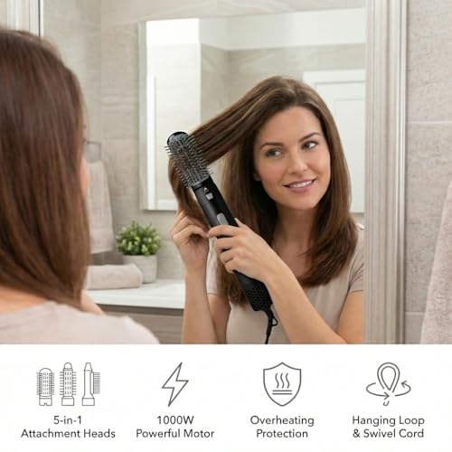 RCA 5-in-1 Hot Air Styler with Auto-Wrap Curlers — view 6