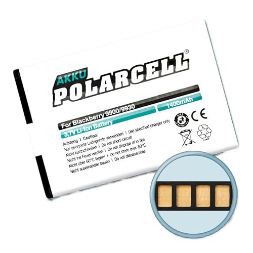 Polarcell Batterie de rechange pour BlackBerry 9380 9790 9850 9860 Torch 9900 Bold 9930 (remplace la batterie d'origine J-M1)