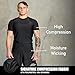 Elite Sports New Item Standard Short Sleeve Compression, Mma, Bjj, No Gi, Cross Training Rash Guard, X-Large, Black