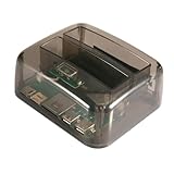 Boîtier de disque dur polyvalent : boîtier externe de disque dur universel à double disque, pratique et pratique, lecteur