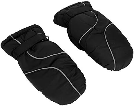 Kids Ski Mittens Waterproof Snow Gloves Child Winter Thermal Snowboard Mittens Warm Fleece Lined Gloves for Outdoor Skiing Snowboarding Toddler Girls Boys Age 3-8 Years Old