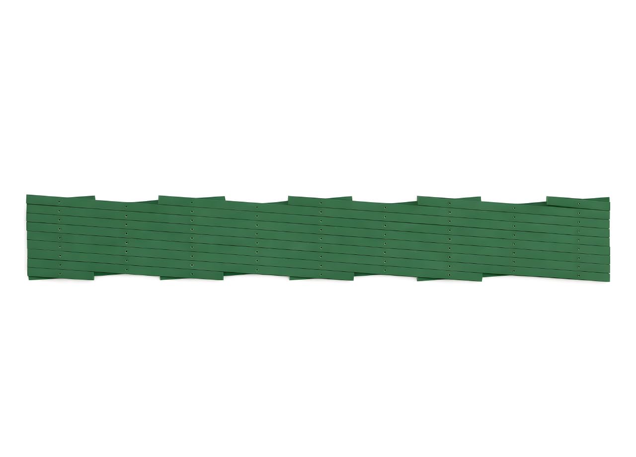BIANCHERIAWEB Traliccio Estensibile in PVC per Piante Rampicanti Recinzione Giardino Balcone 100x200 Verde