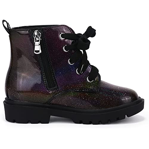 PANDANINJIA Christina Boys Girls Short Ankle Boots Fashion Dress Booties Waterproof Combat Shoes with Zipper for Toddler Little Kid3