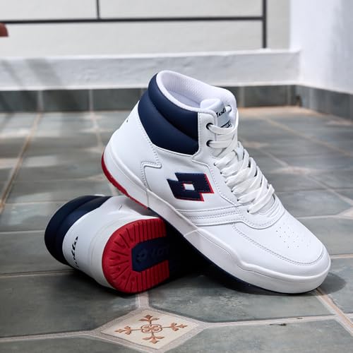 Image of Lotto Men Hoop Star Citta High Sneakers