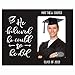 LifeSong Milestones Personalized Digital Frame - Graduation Party Decorations Gift - Graduation Gift for Her Him Daughter Son Unique Graduate Ideas 4â€ x 6â€ He Believed (Black)