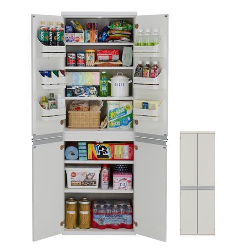 Amazon｜フナモコ キッチンストッカー 幅60.5×奥44.5×高180cm スーパー