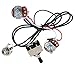 2023 Guitar Wiring Harness Prewired Kit 1 Volume 1 Tone 500K Pots 3-Way Toggle Switch Accessory