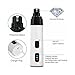 USB Chargeable Silent Groom Pro Nail Grinder, 2 Speed Adjustable Pet Electric Dog Nail Trimmer Silent, with Safety Guard for Dog Cats Home Grooming (D)