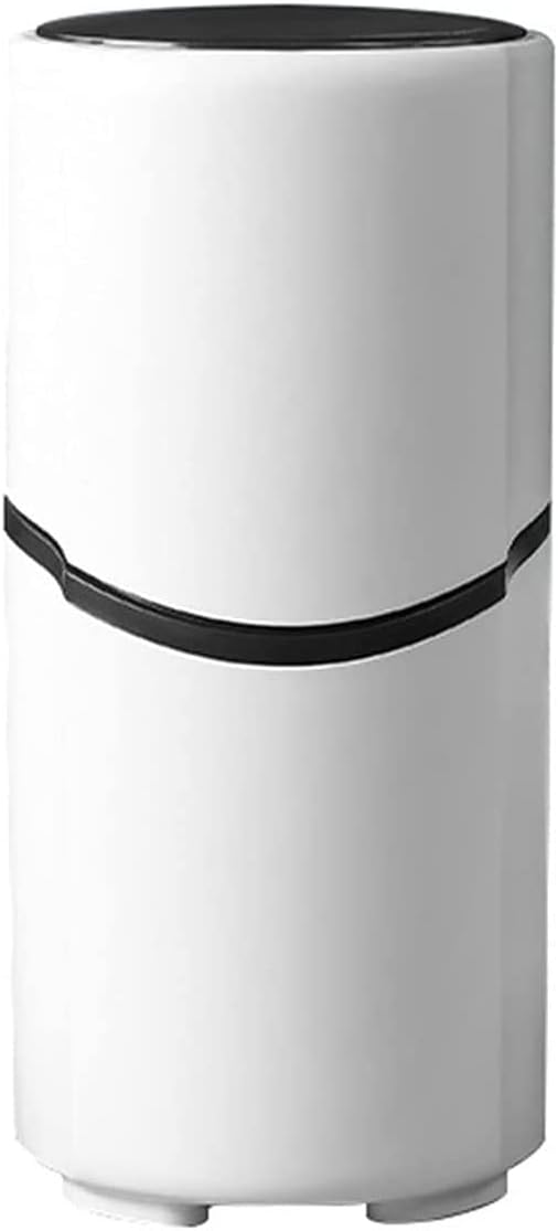 Coffee Grinder Electric 150W Portable Coffee Spice Grinder with Stainless Steel Blade One-Button Control Coffee Bean Grinder for Beans Seeds Spices Safety Switch White (Color : White)