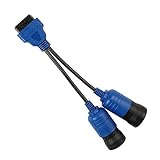 XTOOL Vehicle Diagnostic Cable 6 pin to 9 pin Truck Scan Cable Replacement for Launch X431 PS2