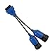 XTOOL Vehicle Diagnostic Cable 6 pin to 9 pin Truck Scan Cable Replacement for Launch X431 PS2
