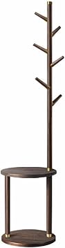 POWHA Coat Rack Freestanding Coat Tree Floor Coat Rack Storage Rack Stand Rack for the Living Room Bedroom Coat Rack Furniture Hallway/Entrance Hanger Brackets, size