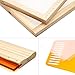 Angela&Alex 21 Pieces Screen Printing Starter Kit, 10 x 14 Inch Wood Silk Screen Printing Frame White Mesh Squeegees Inkjet Transparency Film and Mask Tape