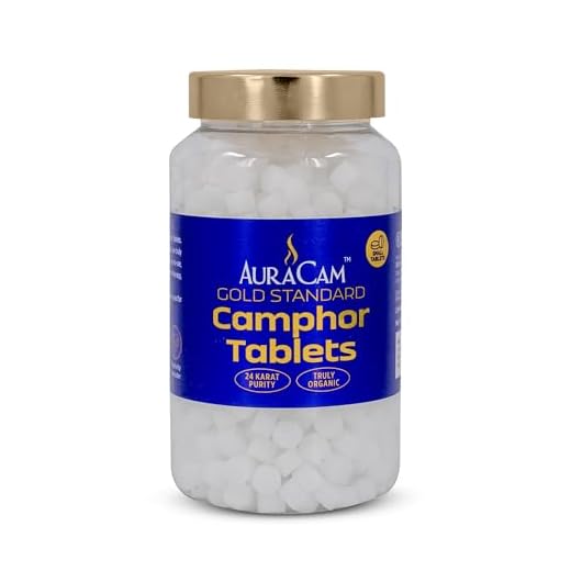 AuraCam Gold Standard Camphor Tablets for Puja, Meditation, Spirituality/Kapooram Tablets for Puja/Camphor/Pure & Pleasant Fragrance Kapoor - (Small, Pack of 1, 100 Grams)