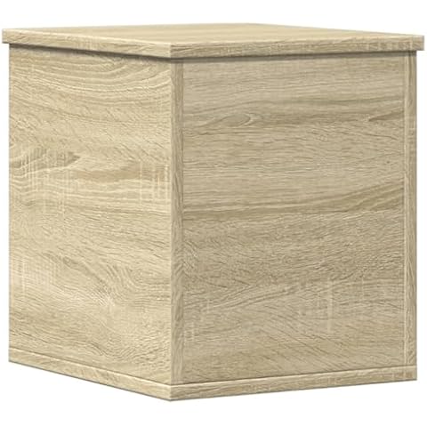 vidaXL Boîte de Rangement chêne Sonoma Cover