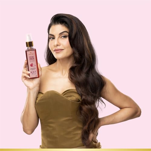Image of Organic Onion Leave-In Hair Serum | Reduce Hair Fall, Strengthen Roots, Promote Growth | Lightweight & Non-Greasy | Safe for long-term daily use | 100ML