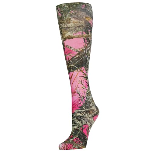 Image of Celeste Stein Therapeutic Graduated Women Compression Socks, Diabetic Socks For Womens, 8-15 mmHg For Regular Calf