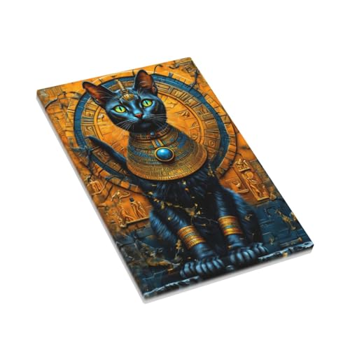 Decorative Switch Covers Plate Egyptian Black Cat Vintage Gold Decorated 1 Gang No Device Single Blank Outlet Covers Wall Plate Cover Light Switch Plate Faceplate for Home Decor