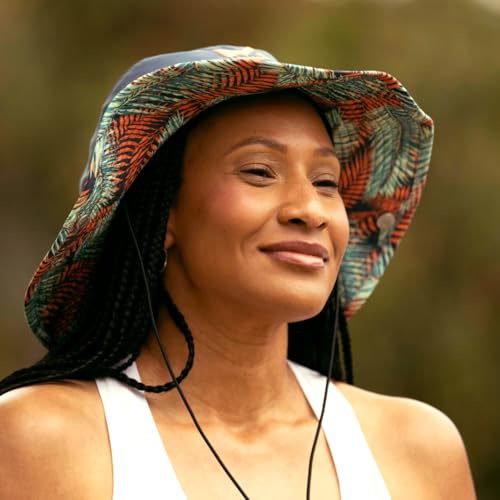 Image of MISSION Cooling UPF Bucket Hat - Unisex Sun Hat for Hiking, Golfing & Fishing - Sweat & Water Activated Technology, Sonic Halo Bering Sea