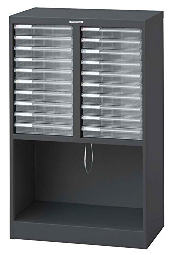 ナカバヤシ アバンテV2フロアケース A4書類収納 浅10段2列 AF-20クロ