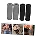 DEARMAMY 4Pcs Nonslip Crutch Grips Comfortable Handle Wraps for Walking Cane Durable Foam Padding for Steady Support Easy to Install Black Gray