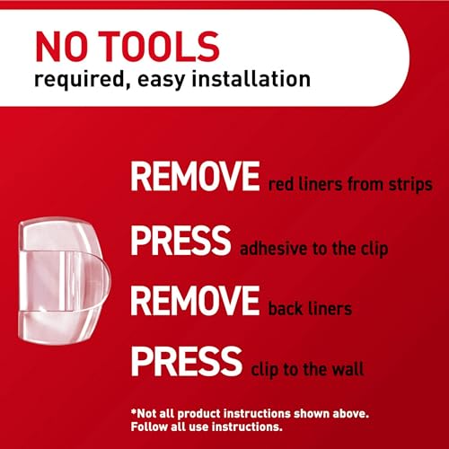 Command Clear Cord Clips, 13 Clips, 16 Strips - image 9