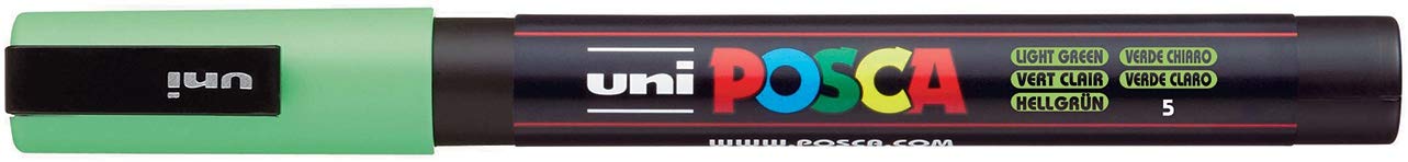 Uni-Ball Light Green Posca Fine Bullet Tip Marker - Size 0.025