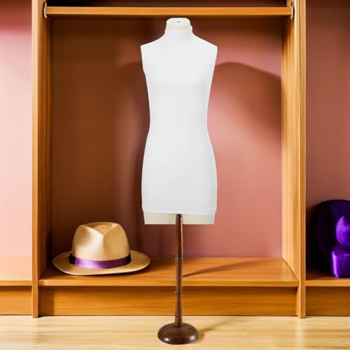HIAKDOFT Elastischer Boutique-schaufensterpuppen Bezug aus Weichem Stoff Staubdichter Waschbarer Baumwollstoff Flexible rutschfeste Hülle für Damen-Dummy im Modegeschäft Platzsparend und