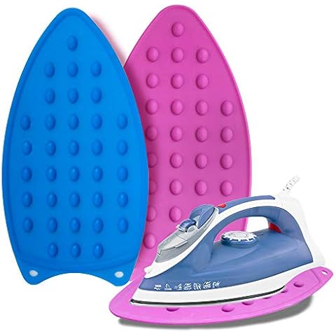 Silicone Iron Rest Pad - Iron Rest Plate, Purple and Blue 2 Pack Perfect for Ironing Board Ironing Board and Mat Cover