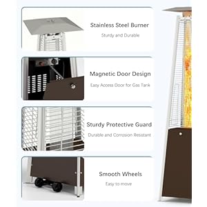Pyramidpatioheater48000btuoutdoorpropanepatioheaterwithdetachablewheelsandprotectivecoverforterracegardenpoolsidehammeredbronze Urban Country Home Decor Pyramid patio heater48000 btu outdoor propane patio heater with detachable wheels and protective cover for terrace gardenpoolside hammered bronze urban country home decor