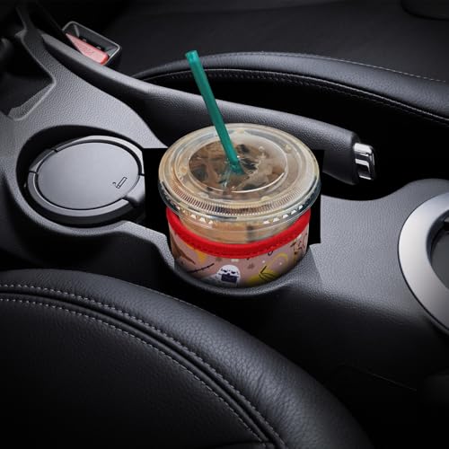 Image of YR Reusable Neoprene Insulator Sleeve for Iced Coffee Cups, 3 Pack Coffee Coolies sleeves for Iced & Hot Drinks, Cold Beverage Cooler Compatible with Starbucks Coffee and More (Horcrux)