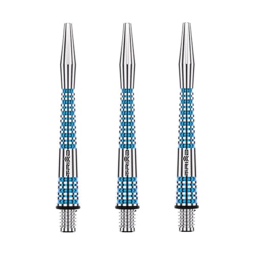 WINMAU Dart Shaft - Triad RX Aluminium Dart Stems - 1 Set pro Packung (insgesamt 3 Dart-Schäfte) - Professionelles Dartzubehör - Blau Medium Schäfte WINMAU Dart Shaft - Triad RX Aluminium Dart Stems - 1 Set pro Packung (insgesamt 3 Dart-Schäfte) - Professionelles Dartzubehör - Blau Medium Schäfte