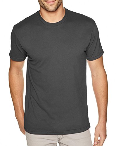 Image of Next Level Apparel Mens Premium Fitted Sueded Crewneck T-Shirt - HEAVY METAL 6410 S