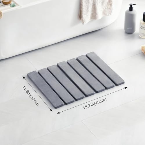 Alfombrilla de tierra de diatomea de secado rápido y plegable para proteger tu cocina 3