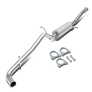 DNA MOTORING CBE-CCOL04-28L Stainless Steel Cat Back Exhaust System [Compatible with 04-12 Chevy Colorado]