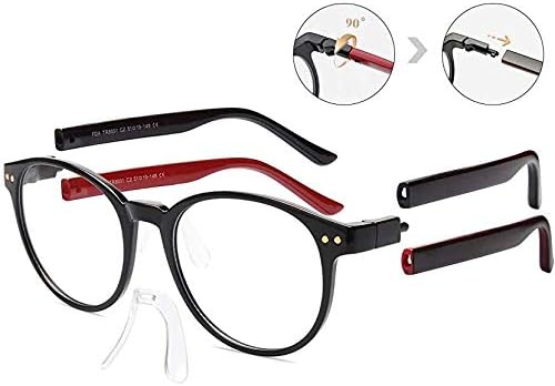 CHEERS DEVICES Blue Light Blocking Glasses Women Men Computer Glasses TR90 Eyewear Frame Interchangeable Temples & Nose Pads