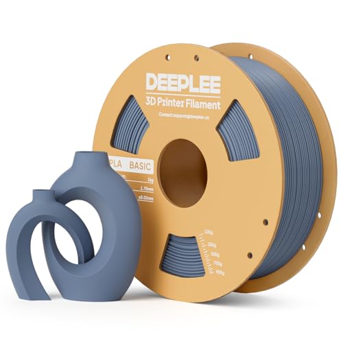 Image of PLA Basic 1.75mm 3D Printer Filament Blue Grey 1KG