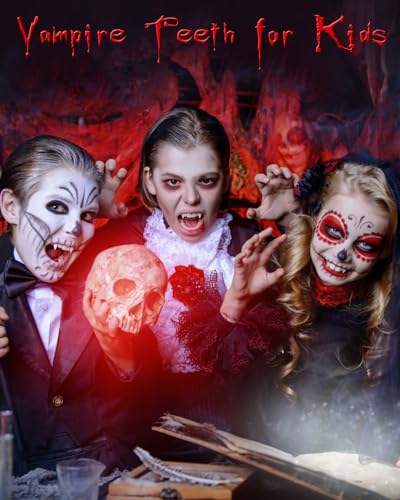 Tlpuhu JY-012 Vampire Teeth Halloween - 6 Pairs 3 Sizes Kids Vampire Fangs thumb #2