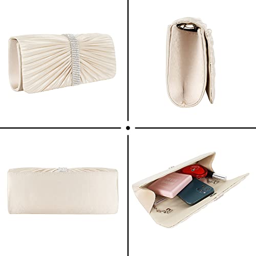 Image of Goclothod Evening Clutch Handbag Women Fashion Crossbody Shoulder Bag Chain Purse