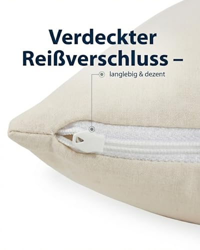 Trautesheim Bettwäsche Set mit Dackelmotiv (2-teilig) – Bettwäsche 135x200cm mit Kissenbezug 80x80cm – Bettbezug aus 100% nachhaltiger Baumwolle