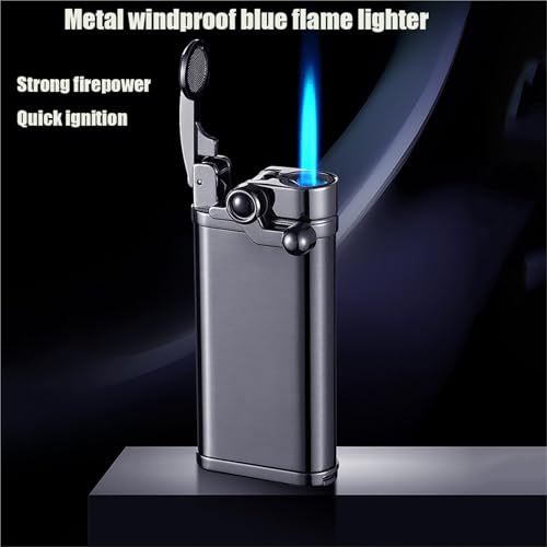 Encendedor de butano regulable, soplete recargable antiviento 3