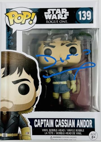 DIEGO LUNA SIGNED CASSIAN ANDOR FUNKO POP 139 STAR WARS ROGUE ONE AUTOGRAPH BAS4