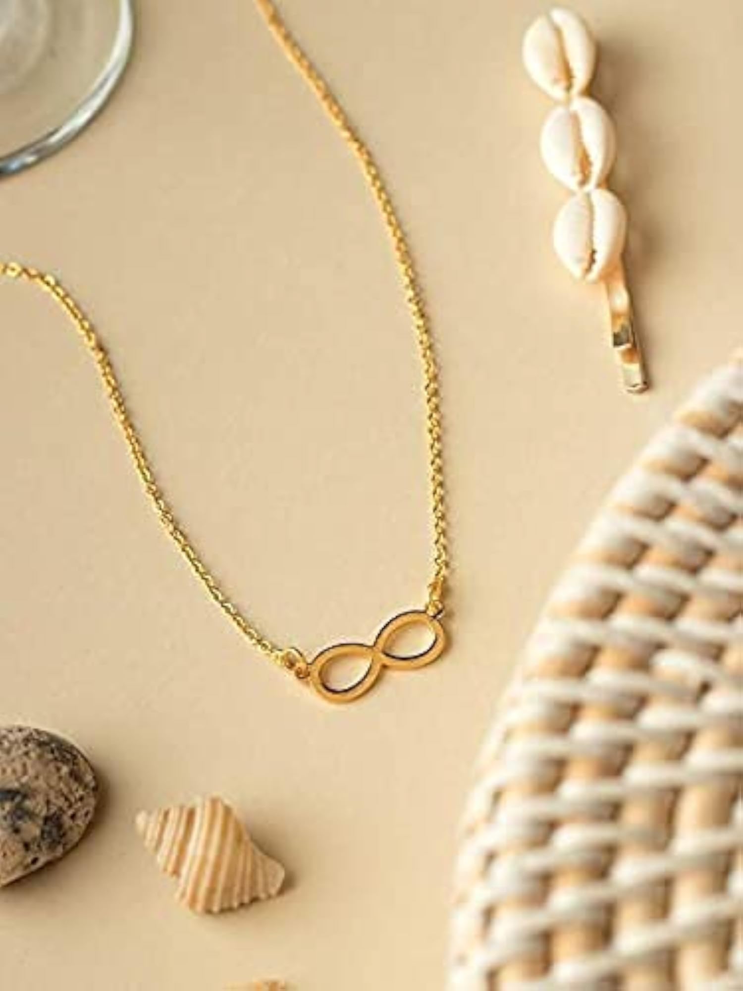 Gold Plated Traditional Multi Strand Long Pearl Necklace for Women