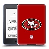  Head Case Designs Offizielle NFL Einfarbig San Francisco 49Ers Logo Soft Gel Huelle kompatibel mit Kindle Paperwhite 1/2 / 3