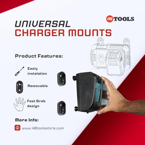 48 Tools CM-COM-BLK-01 The Original Universal Charger Mounts thumb #1