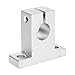Shaft Bracket Fixing Bracket, Rail Accessory 4PCs Fixing Bracket Fastener Light Weight Aluminum Alloy Hardware Tools SK12 Industrial Parts for Rail Shaft
