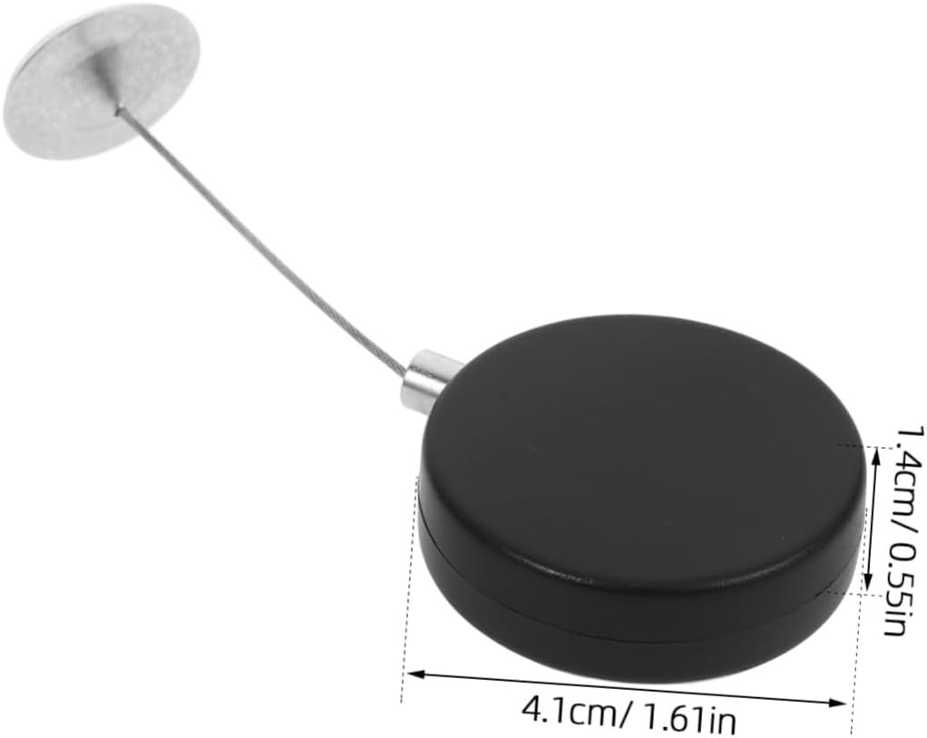 3pcs Adjustable Retractable Steel Cable Lock for -Theft Security for Tv Remotes Exhibitions and Shopping Malls Tether Effortless Retraction and Enhanced