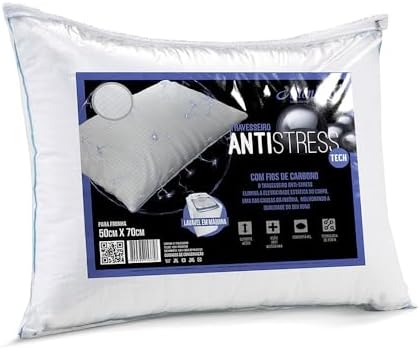 Travesseiro Antistress Altenburg - Branco - 50Cm X 70Cm