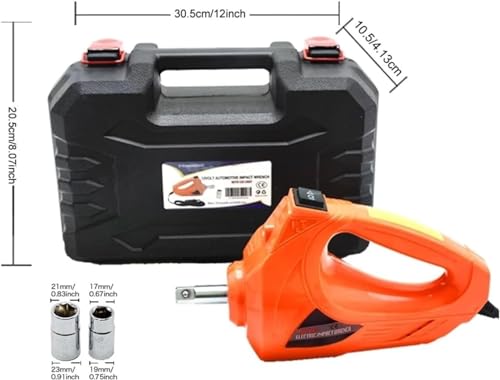 Repair Tools Hand Tool Sets Electric Impact Wrench Electric Impact Wrench Gun Kit Tools for Car Motorcycle Tire Repair,Easy to Use wljdp240511 - Image 2