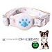 Festov GPS トラッカー保護ケース AirTag と互換性あり、調整可能な首輪 23-40cm、犬 猫 小動物用、トラッカー別売